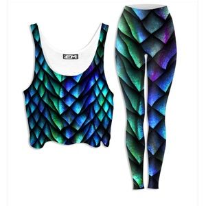 Festival wear… Dragon leggings and tank top IEDM